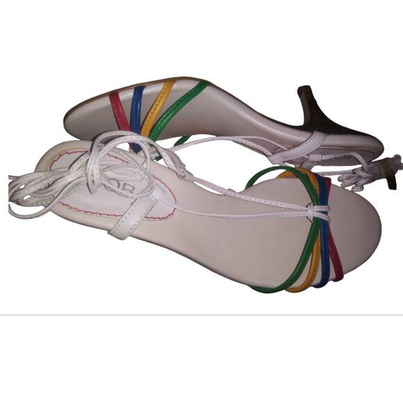 ICORA multi color kitten heel. - Picture 4 of 4